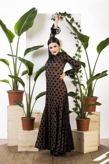 Vestido Ojanco Tul Elástico Estampado Adulto