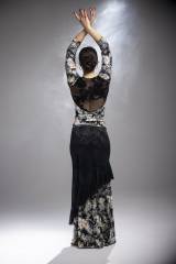 Falda Carmela Punto Elástico Estampado Adulto