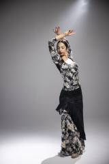 Falda Carmela Punto Elástico Estampado Adulto