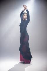 Sombra Skirt Tulle Stretch Print Adult