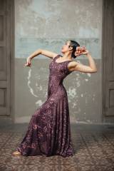 Vestido Alquimia Punto Elástico Estampado Adulto