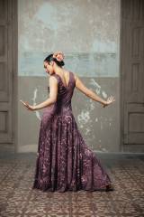 Vestido Alquimia Punto Elástico Estampado Adulto