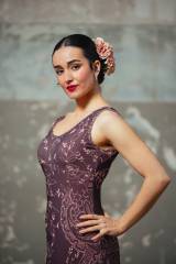 Vestido Alquimia Punto Elástico Estampado Adulto