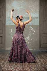 Vestido Alquimia Punto Elástico Estampado Adulto