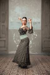 Cabriolé Skirt Tulle Stretch Print Adult