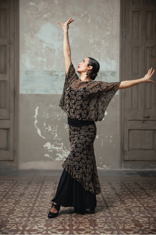 Vita Overskirt Tulle Stretch Print Adult