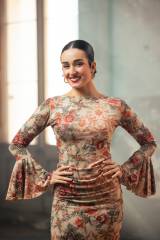 Lira Top Knit Stretch Print Adult