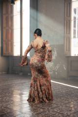 Lira Top Knit Stretch Print Adult