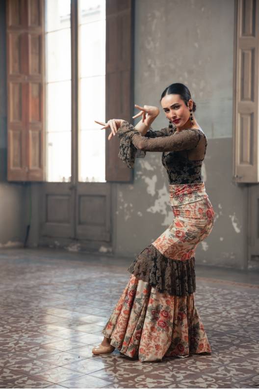 Schermo Skirt Knit Stretch Print Adult