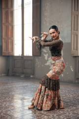 Schermo Skirt Knit Stretch Print Adult