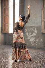 Schermo Skirt Knit Stretch Print Adult