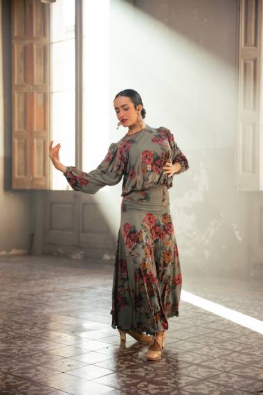 Top Baroque Punto Elástico Estampado Adulto