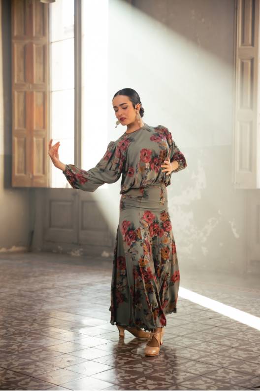 Top Baroque Punto Elástico Estampado Adulto