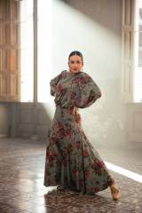 Baroque Top Knit Stretch Print Adult