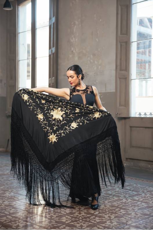 Cenit Mantón Silk Crepe Unique