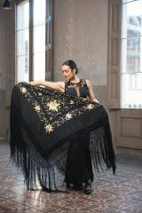 Cenit Mantón Silk Crepe Unique
