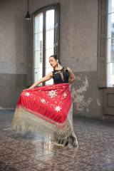 Cenit Mantón Silk Crepe Unique