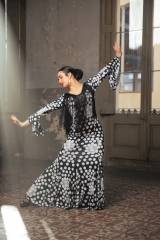 Alosno Dress Knit Stretch Print Adult