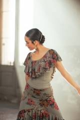 Brenet Top Knit Stretch Print Adult