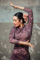 Berre Top Knit Stretch Print Adult