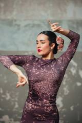 Berre Top Knit Stretch Print Adult