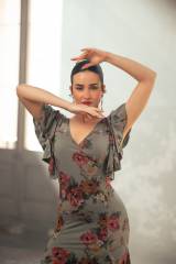 Olas Dress Knit Stretch Print Adult