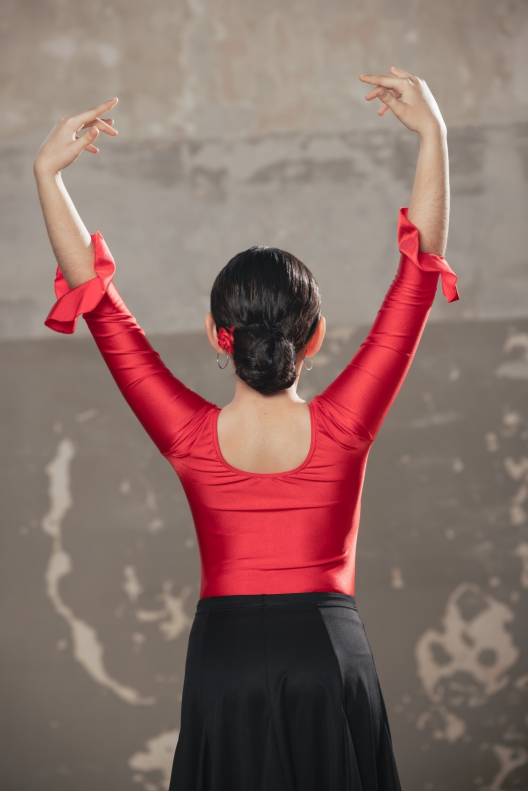 Maillot M/Volante Poliamida Infantil