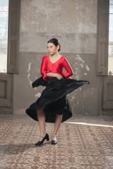 Maillot M/Volante Poliamida Infantil