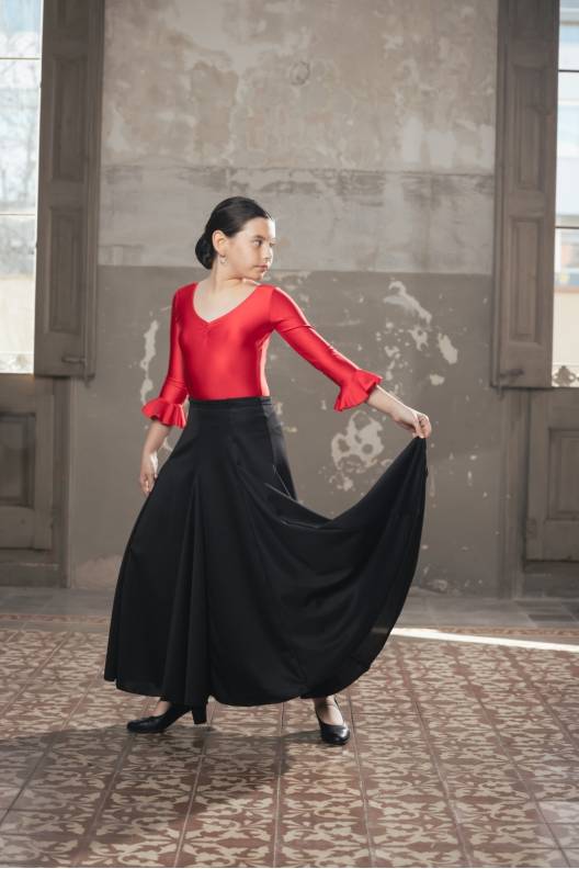 Maillot M/Volante Lycra Infantil