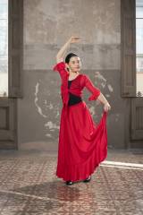 Falda Rociana Punto Infantil