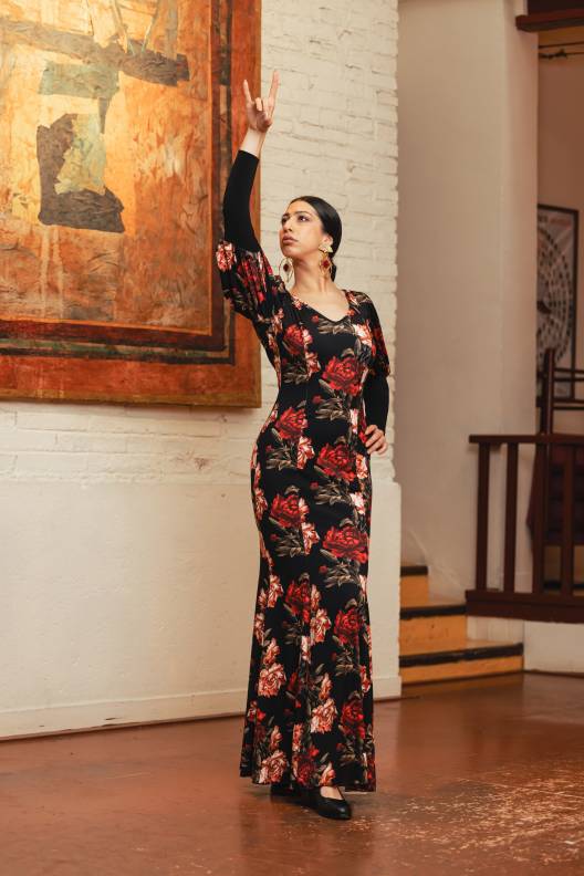 Vestido Giralda Punto Elástico Estampado Adulto