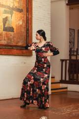 Giralda Dress Knit Stretch Print Adult