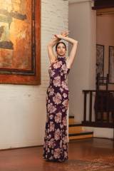 Sacromonte Dress Knit Stretch Print Adult