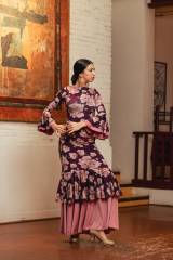 Falda Sierpes Punto Elástico Estampado Adulto