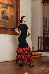 Falda Jerez Crespón Adulto