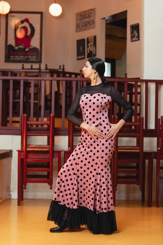 Vestido Tanguillo Punto Elástico Estampado Adulto
