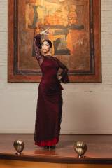 Vestido Poveda Blonda Adulto