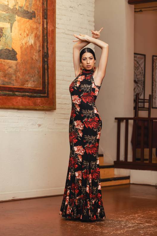 Vestido Ulea Punto Elástico Estampado Adulto
