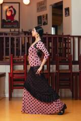 Falda Carmela Punto Elástico Estampado Adulto